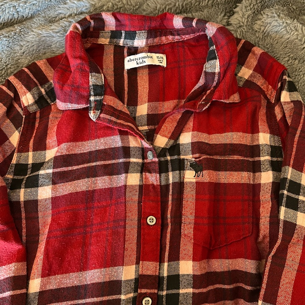 Abercrombie kids button up shirt